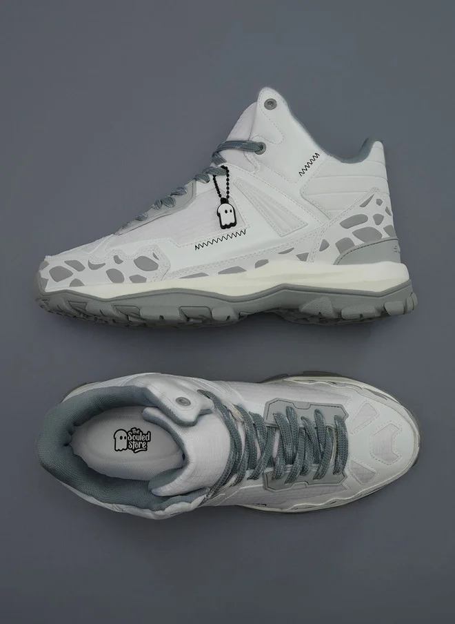 The Souled Store  The Souled Store Men Colourblocked High Top Sneakers  | Best Price UAE