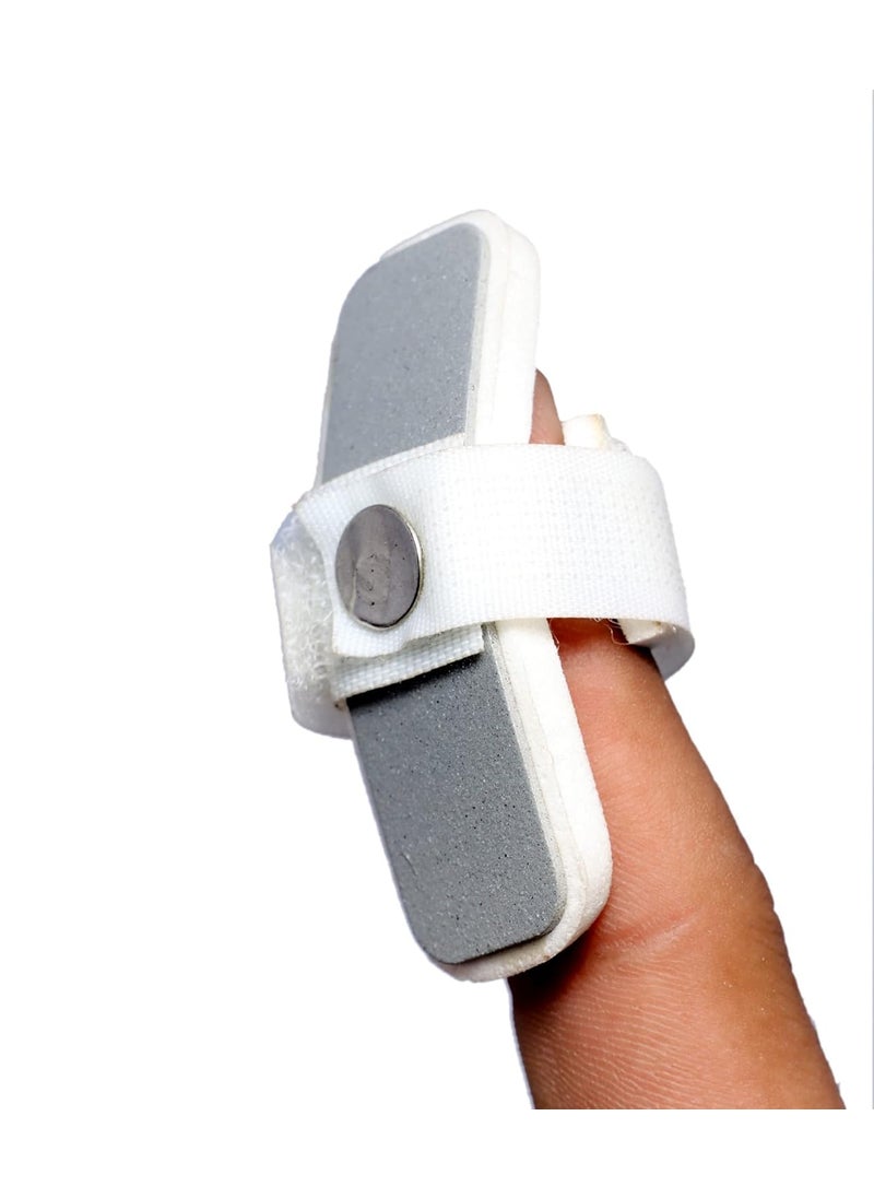 HEALTHANDWEALTH Universal Finger Splint Support and Protect with Precision for Deformity Surgery Recovery and Broken Fingers  - Image 2
