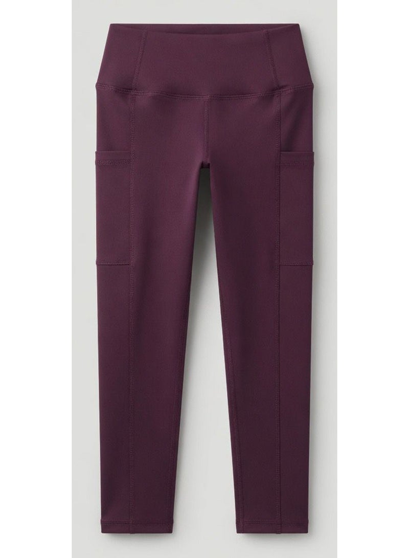 Junior Girls Pocketed Leggings - Image 4