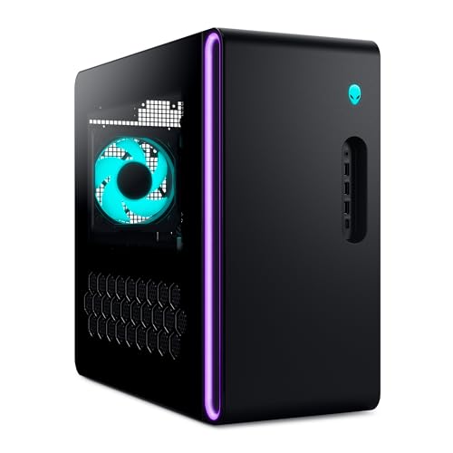 Alienware Aurora Gaming Desktop ACT1250 - Intel Core Ultra 7 265F, 32GB DDR5 RAM, 1TB SSD, NVIDIA GeForce RTX 5070, 1000W Platinum Rated PSU, Windows 11 Home, Clear Panel - Black - Image 1