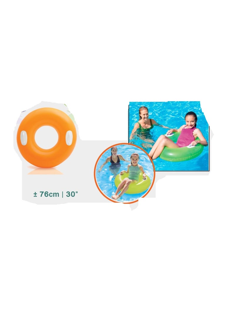 INTEX Transparent Inflatable Pool Swim Tube 76x30cm
