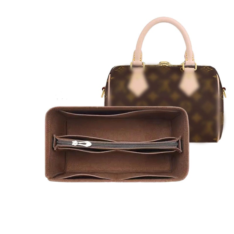 Lckaey منظم حقيبة Lckaey لحقيبة Speedy Neverfull Tote متوافق مع المزيد من حقائب العلامات التجارية إدخال واقي Y095Coffee-S - Image 1