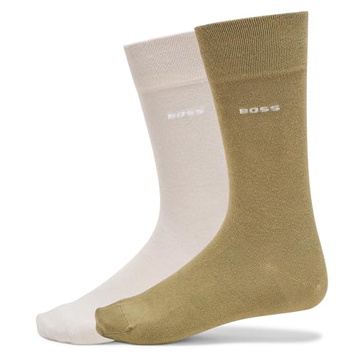 BOSS 2Pack Regular Length Socks in Stretch Yarns Artichoke GreenLight Pistachio 713 - Image 1