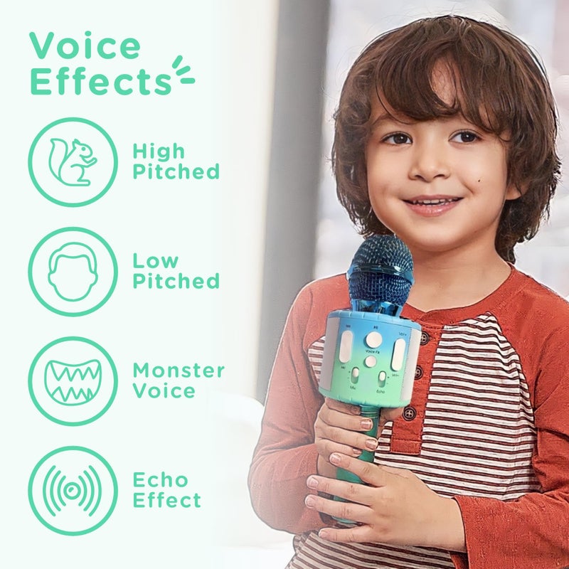 Move2Play, Kids Karaoke Microphone | Includes Pre-Loaded Songs & Bluetooth | Kids Birthday & Easter Gift | Toy for All Ages 2, 3, 4, 5, 6+ Year Old Girls, Boys & Toddlers - Image 4