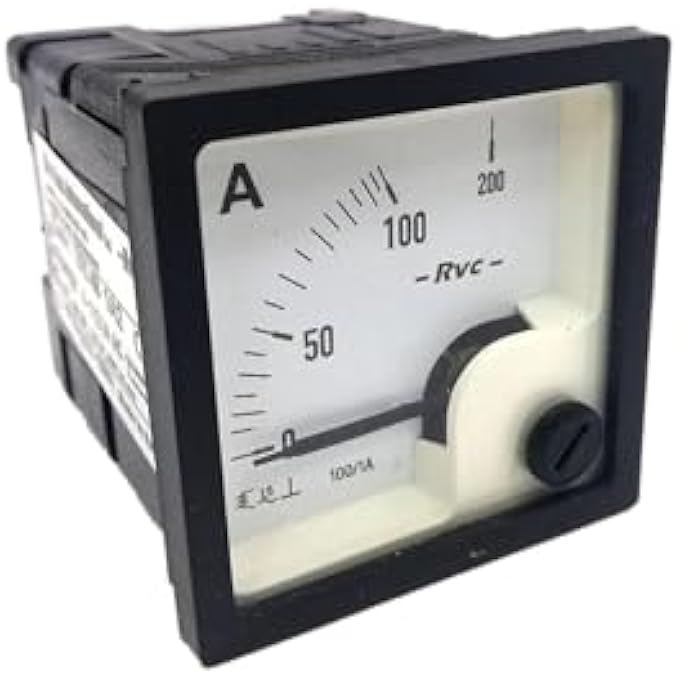 ريحني مقياس التيار الكهربائي التناظري للتيار المتردد 48 × 48 نوع Ct ثانوي 1 أمبير Eri48 Esi48 86598Ut461 - Image 1