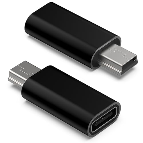 Accessonico 2Pack USB C to Mini USB Adapter, Type C Female to USB Mini Female Connector Replacement for GoPro Hero 3+, Dash Cam, GPS, Digital Camera, Charge Data Sync - Image 4
