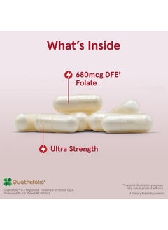 جارو فورملاز Jarrow Formulas® Methyl Folate 1000 mcg، مكمل غذائي، ميثيل فولات لدعم الطاقة الخلوية، 100 كبسولة نباتية، إمداد لمدة 100 يوم  - Image 3