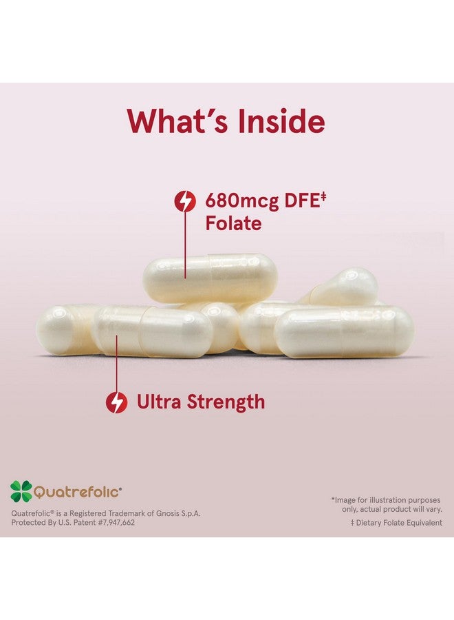 جارو فورملاز Jarrow Formulas® Methyl Folate 1000 mcg، مكمل غذائي، ميثيل فولات لدعم الطاقة الخلوية، 100 كبسولة نباتية، إمداد لمدة 100 يوم - Image 3