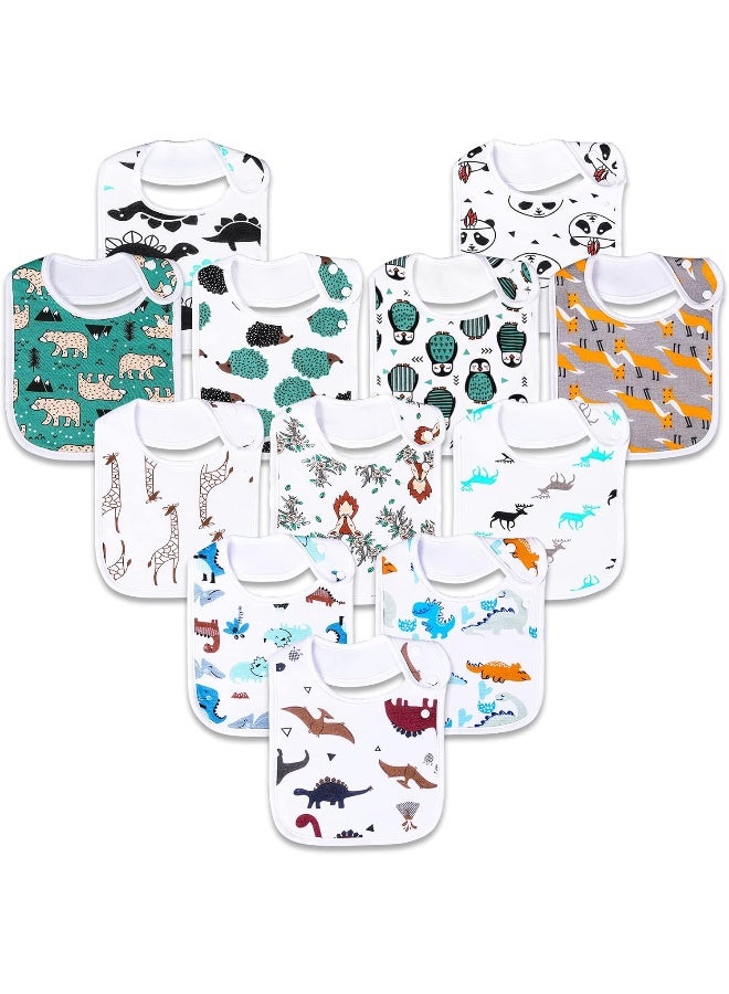 Benoxine Baby Bibs Soft and Absorbent Organic Cotton Bandana Drool Bibs Set for Boys Girls Newborn 0-36 Months - Image 1
