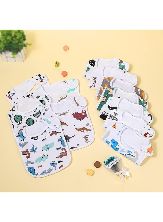 Benoxine Baby Bibs Soft and Absorbent Organic Cotton Bandana Drool Bibs Set for Boys Girls Newborn 0-36 Months - Image 5