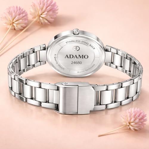 ADAMO Enchant Pink Dial Women's & Girl's Watch 2480SM06 - Image 4