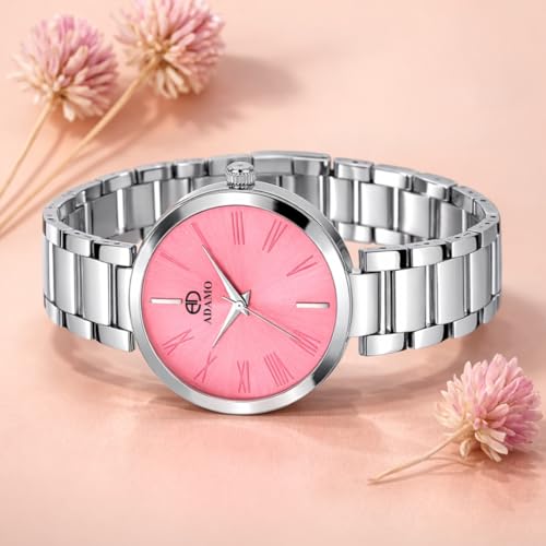 ADAMO Enchant Pink Dial Women's & Girl's Watch 2480SM06 - Image 3