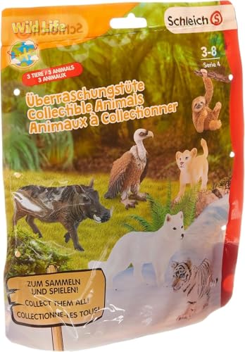 Schleich Wild Life 3Piece Surprise Toy for Kids with Assorted Wild Animals - Image 1