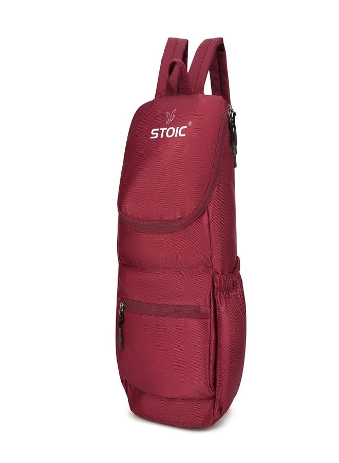 STOIC Women Bag Anti-theft Pocket, Office bag, college bags girls 22 L Laptop Backpack (MARRON) - Image 1