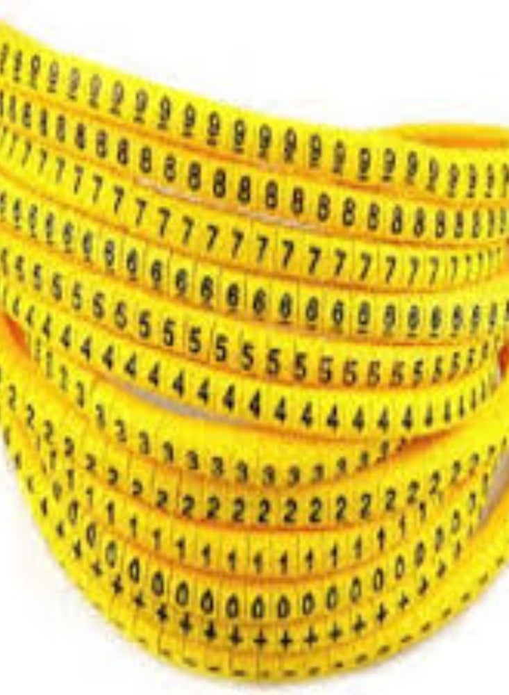 KNP Cable Marker Tube (0.5mm - 1.6mm) -5 cable marker tubes are a practical solution for managing and identifying small cables, ensuring that your wiring remains well-organized and easy to navigate. - Image 2