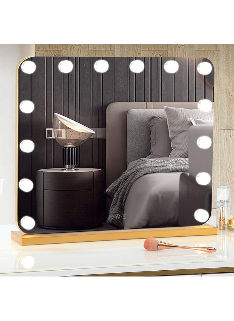 GT-Wheel - Hollywood Vanity Mirror with Dimmable LED Bulbs 3 Color Modes and Touch Control - Image 1