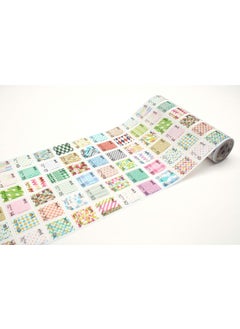 MT mt Washi Wrapping Paper, Stamp Deco, 155 mm x 5 mtrs (Pack of 1)  - Image 1