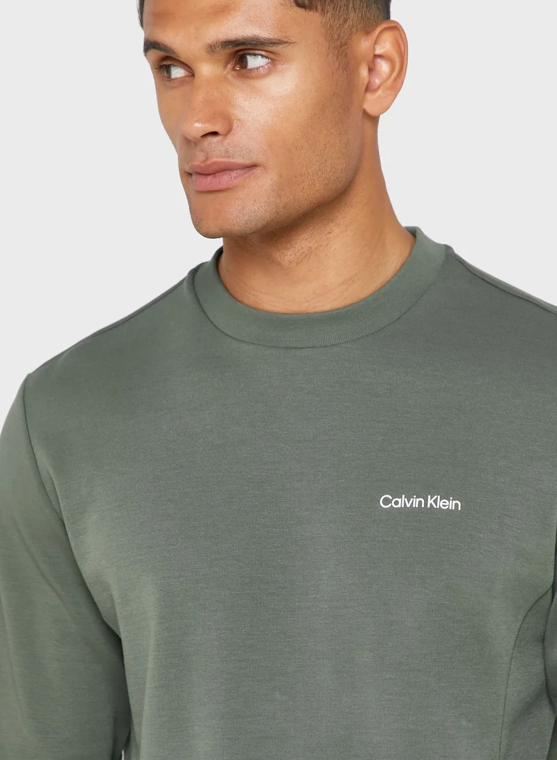 CALVIN KLEIN Logo Crew Neck Sweatshirt