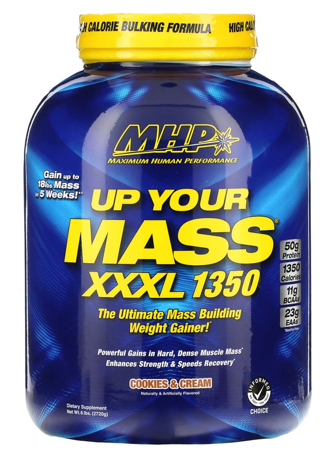 MHP زيادة الكتلة XXXL 1350 بسكويت وكريمة 6 أرطال (2720 جرام) - Image 1