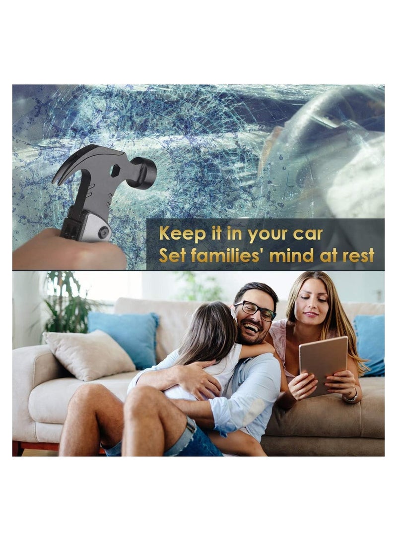 13-in-1 Survival Multi Tool Hammer - Essential Camping Accessories for Men, Dad Gifts, Perfect Stocking Stuffers for Him, Boyfriend, Husband, Grandpa, Women’s Birthday, Valentine’s, and Father’s Day. - Image 5