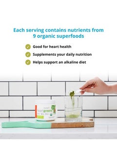 Humann Heartgreens ; Superfood Organic Powder With Wheatgrass Kale Spinach And Spirulina Usda Organic Nongmo From The Makers Of Superbeets (Green Apple Flavor 5.29Ounce  - Image 4