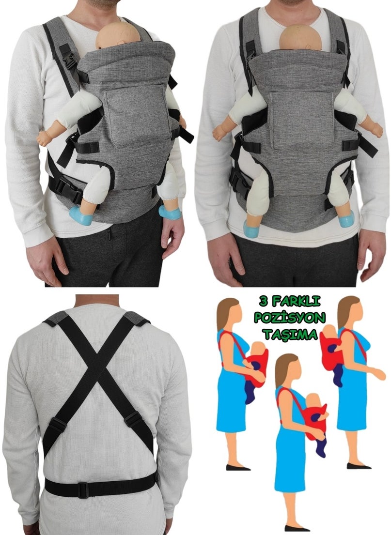 U.S.F Double-Way Baby Kangaroo - Baby Carrier Kangaroo  - Image 2