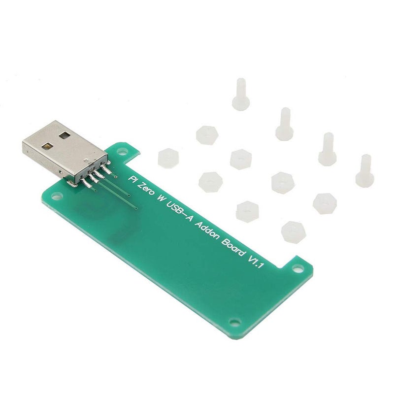 REES52 Raspberry Pi Zero W USB-A Addon Board V1.1 No Data Line Required Plug in Then Play Provide A Full Sized, USB Type-A Connector for Raspberry Pi Zero/W/2W - Image 1