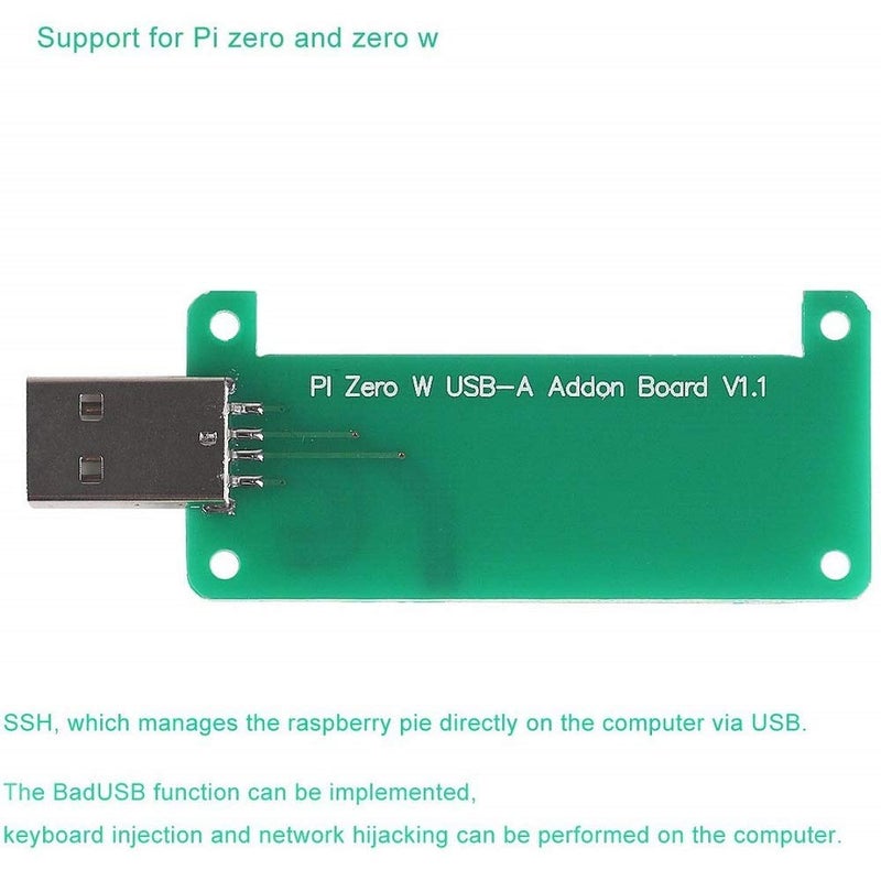 REES52 Raspberry Pi Zero W USB-A Addon Board V1.1 No Data Line Required Plug in Then Play Provide A Full Sized, USB Type-A Connector for Raspberry Pi Zero/W/2W - Image 4