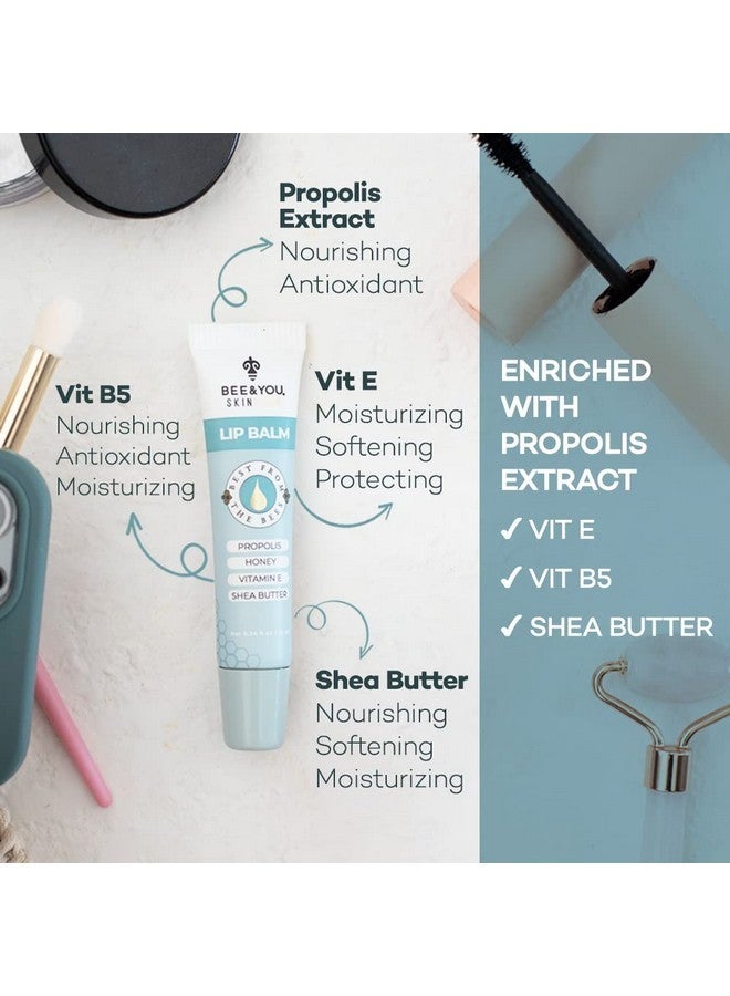 BEE & YOU Bee and You Ultra Conditioning, 100% Natural, Moisturizing Lip Balm, Chapstick, Chapped Lips Treatment Severe, Beeswax, Propolis Extract, Raw Honey, Vitamin E, Shea Butter, 10ML - Image 2