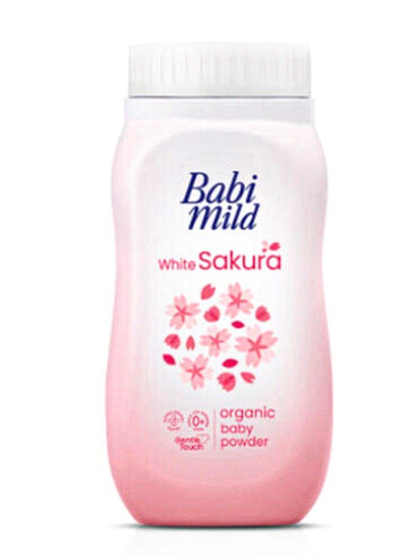 White Sakura Organic Baby Powdere 45g