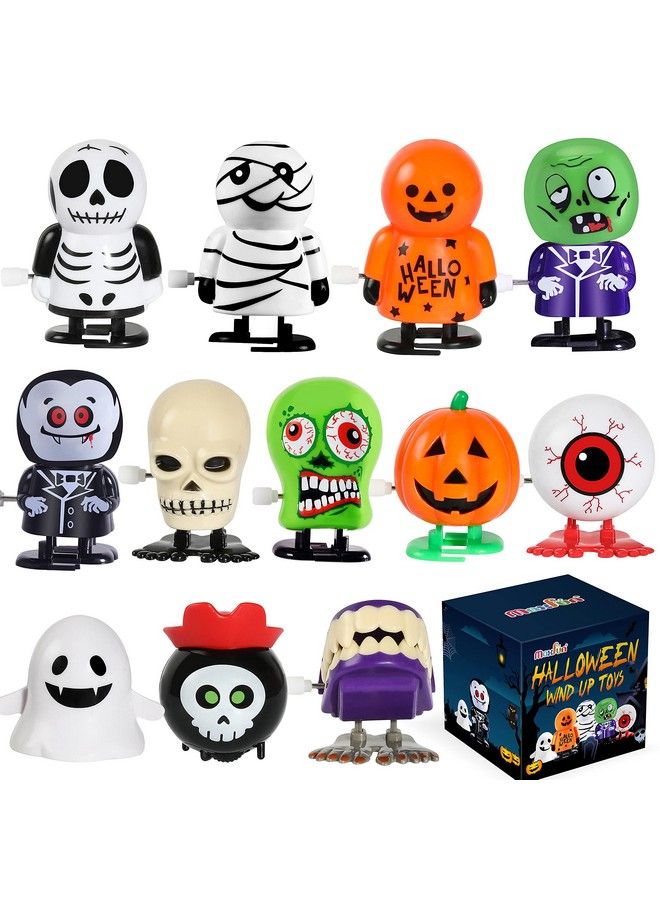 Max Fun 12Pcs Halloween Wind Up Toys Assortment For Kids Halloween Party Favors Treat Bag Stuffers Goody Bag Filler Halloween Treats Prizes - Image 2