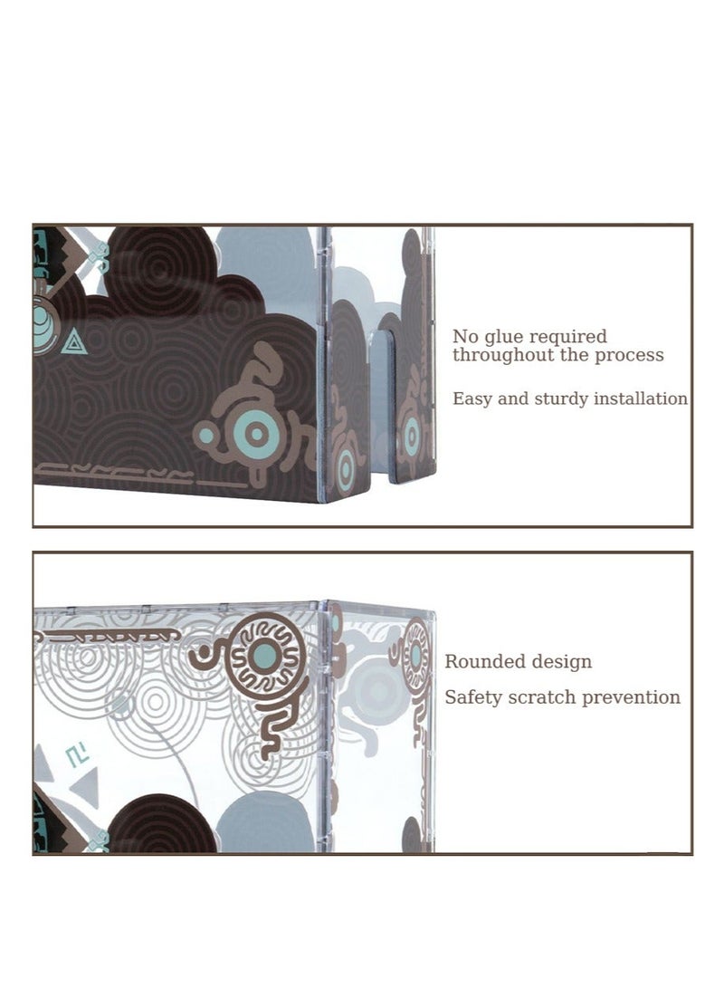 The Legend of Zelda Acrylic Clear Dust Display Box Cover for Switch/OLED Dock, Assemble Waterproof Cover Case Compatible with Nintendo Switch/OLED Charging Dock Accessories - Image 5