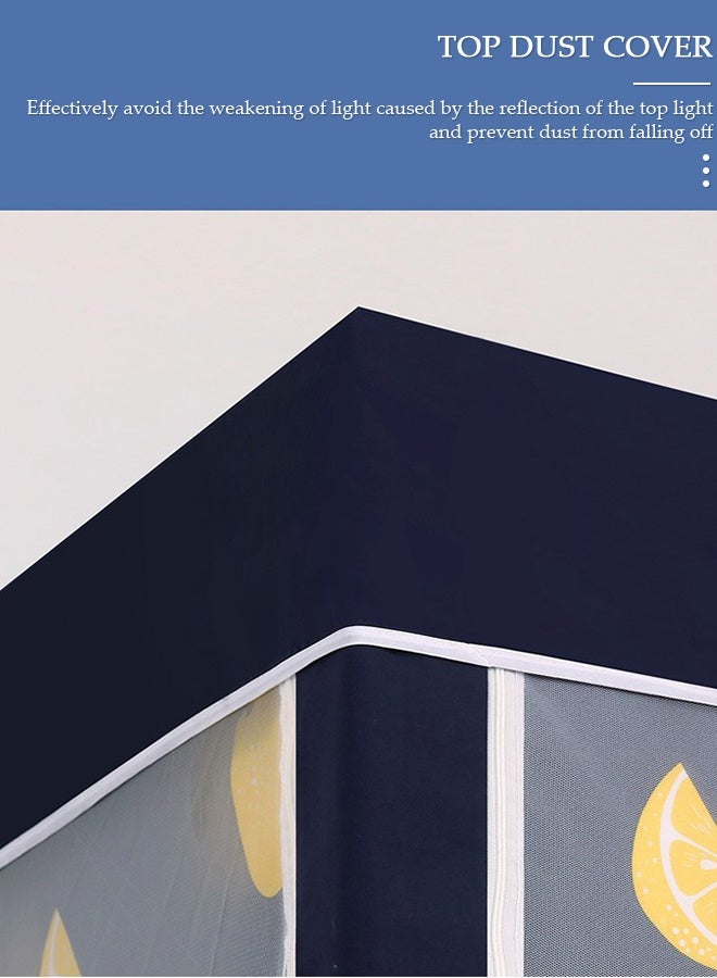 DUNISO Bed Tent Twin,Privacy Tent for Bunk Bed,90% Blackout Private Space Bed Curtains,Bed Canopy with Bed Frame,House Bed Tent,Breathable Windproof Dustproof Bed Curtain Loft Bed Dormitory - Image 5