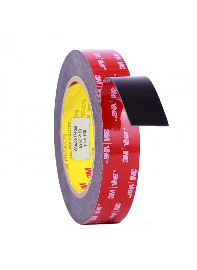 Scotch  5952 VHB Tape: 2.5cm . x 15 ft. (Black)  - Image 3