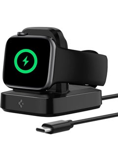 Apple Watch Charger Stand [MFi Certified] Fast Charger for Apple Watch Series 7 6 SE 5 4 3 2 1 with Nightstand Mode (Built in Charger & USB C Cable/No Adapter)