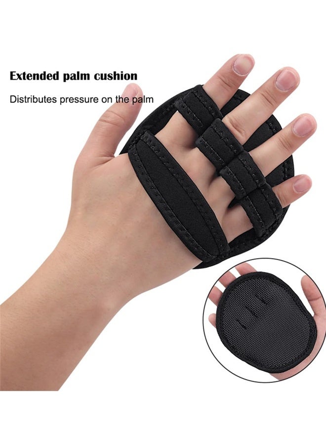 FRISKY 1-Pair Lifting Grip Pads, Neoprene Gym Gloves, The Alternative to Gym Workout for Weightlifting, Calisthenics & Powerlifting, No more sweaty - Image 3