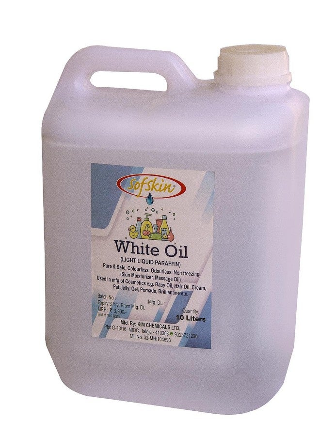 SOFSKIN Liquid Paraffin IP - 1 litr, (White Oil) light & smooth, clear Transparent like water, colourless & odourless, non-freezing, pH 5.5, no allergy - Export Surplus (See Photos & Video). Compare our price Rs.61.75/100 ml with other offers. (1 Litre) (SMALL) - Image 3