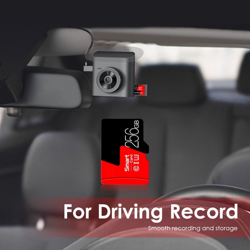 بطاقة تخزين TF (ميكرو SD) بسعات 32 جيجابايت/64 جيجابايت/128 جيجابايت/256 جيجابايت مناسبة لمسجل القيادة، وتوسيع ذاكرة الهاتف المحمول، والكاميرا، ومحاكي الألعاب إلخ - Image 2