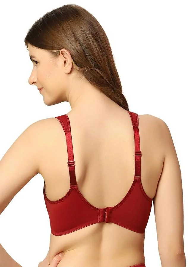ترايامف Triumph International Women Minimizer 121 Wireless Non Padded Comfortable High Support Big Cup Bra | 40C | Pack of 1(100I527 UC)