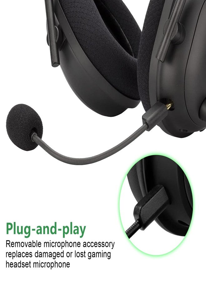Saipomor Detachable Boom Microphone for Razer BlackShark V2 Series, 3.5mm Replacement Mic Compatible with PS5, Switch, Xbox Series X|S, PC, and More - Image 2