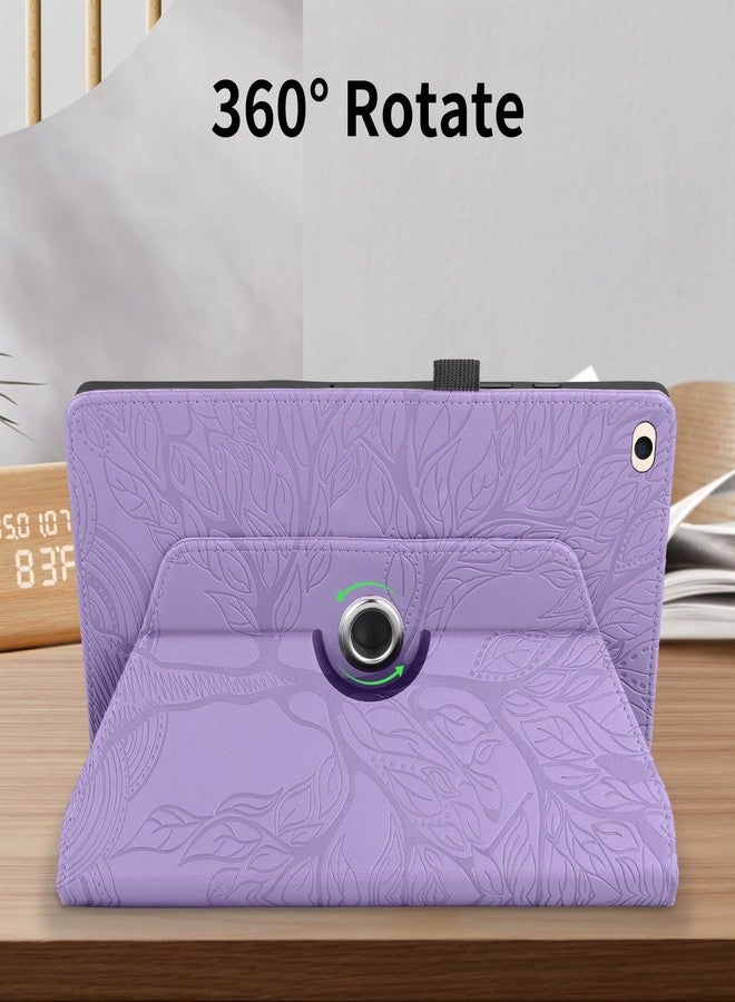 TIPOYOROO جراب دوار من TIPOYOROO لجهاز iPad Mini 5، جراب جلد صناعي قابل للطي مع حامل قلم، متوافق مع أجهزة iPad Mini من الجيل الأول والثاني والثالث والرابع والخامس، لون بنفسجي - Image 3