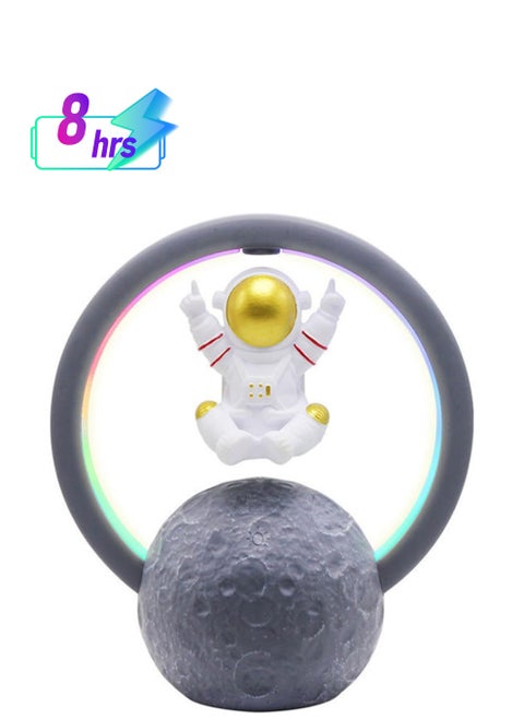 Magnetic Levitating Speaker Bluetooth 5.0, 360 Degree Rotation, 7 Colors, Wireless Floating Cool Tech Gadgets, 1200mah Rechargeable Lithium Battery, Faster Transmission, for Home Office Decor(1 Pack)