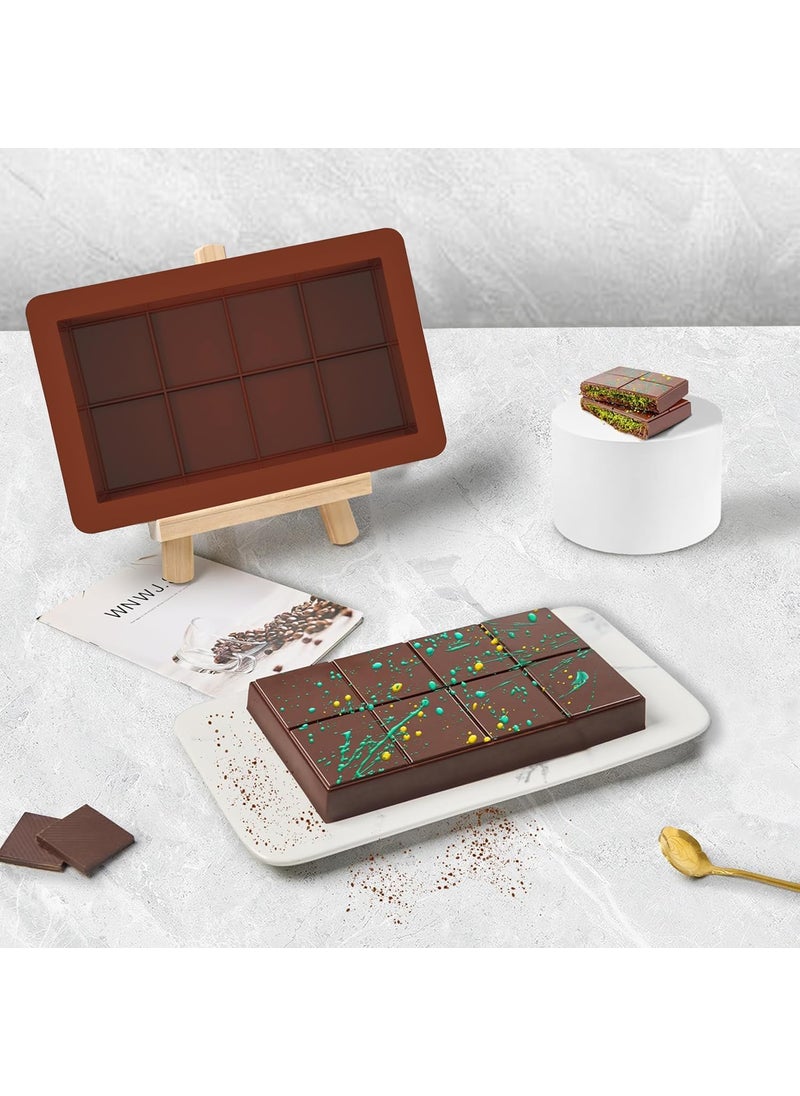 Karp KARP Silicone Chocolate Mould | Deep Chocolate Bar Mold for Dubai Chocolate Bar Pistachio | Kunafa Chocolate Mold (Small)  - Image 4
