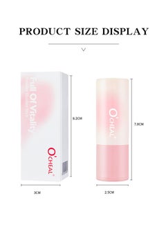 OCHEAL Full Of Vitality Powder Blusher Stick, Waterproof Blush Makeup Long Lasting 2 In 1 Cheek Blush & Lip Tint & Eye Shadow Makeup Stick(#04)  - Image 5