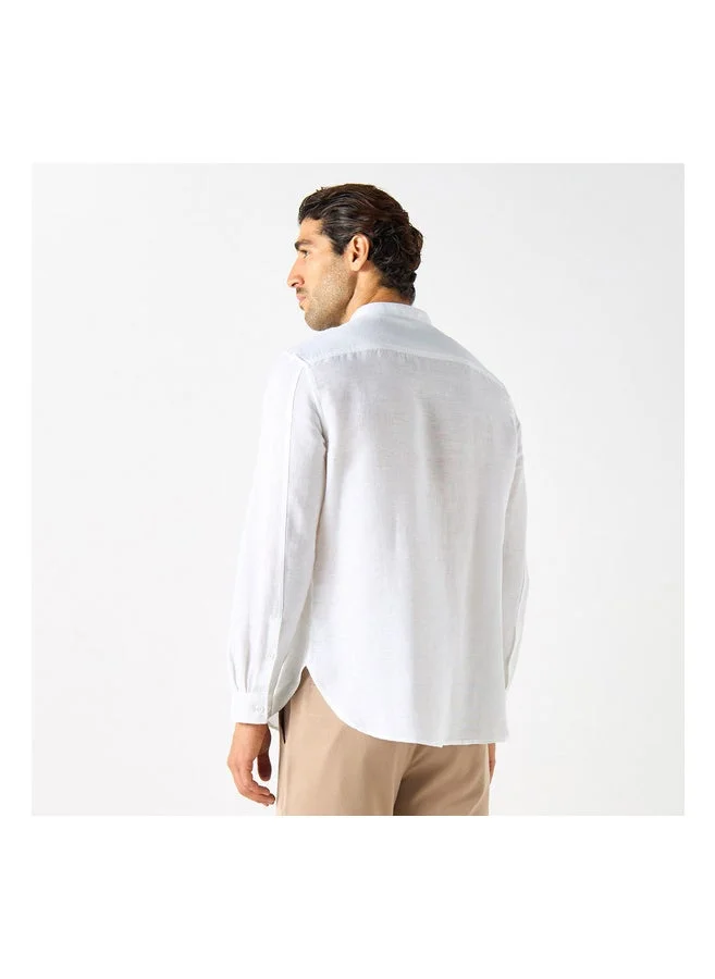 ايكونيك Regular Fit Textured Shirt