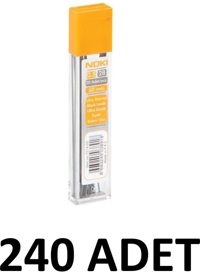 Noki 240 Piece min 0.5 mm Ultra Flexible Pen Tip 20 PIECES  - Image 1