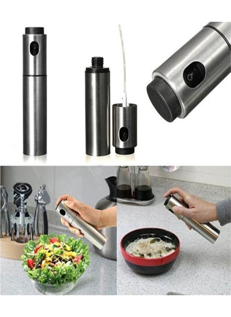 Markafox Stainless Steel Body Spray Oil Dispenser - Vinegar/olive oil/oil Sprayer  - Image 1
