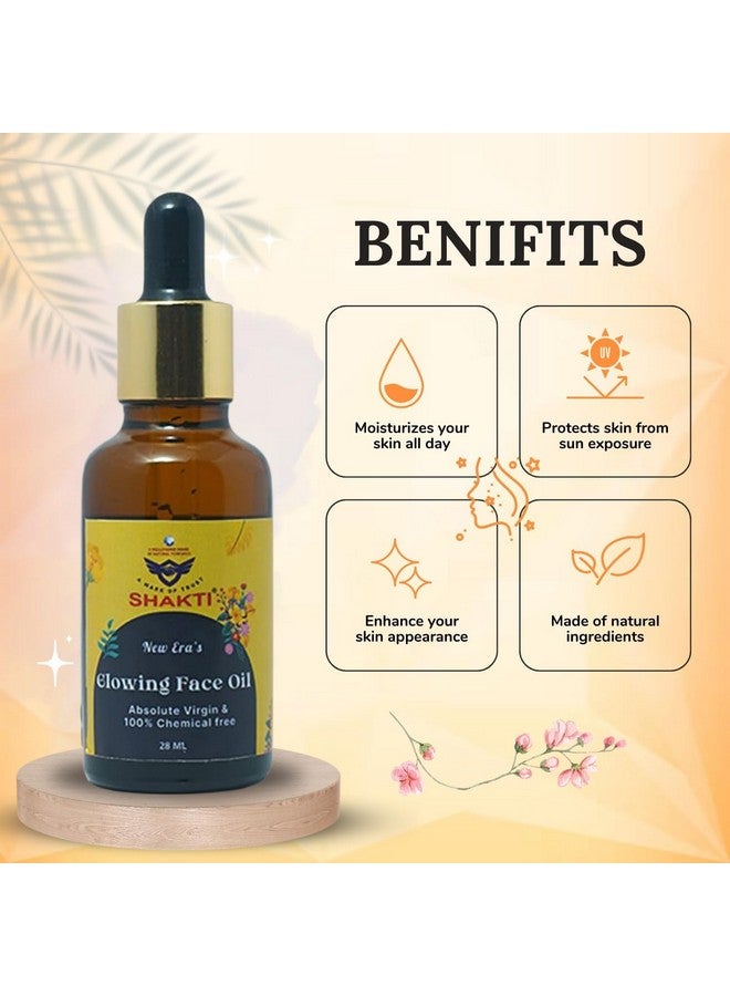 Shakti Free Face Oil with Summer Face Serum For Anti Aging/Brightens, Healthy & Glowing Skin (28 ml each) - Image 3