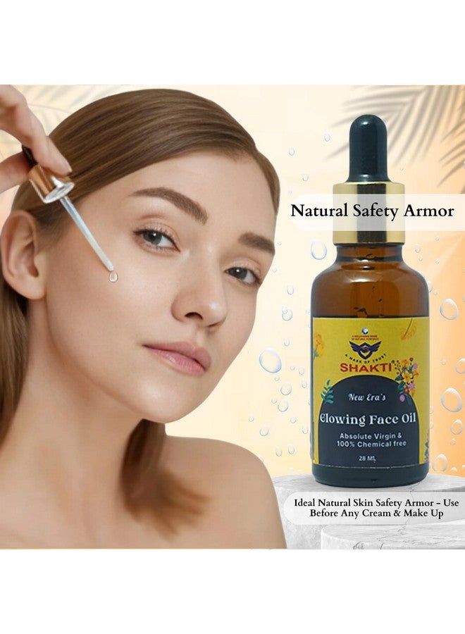 Shakti Free Face Oil with Summer Face Serum For Anti Aging/Brightens, Healthy & Glowing Skin (28 ml each) - Image 5