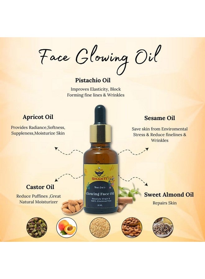 Shakti Free Face Oil with Summer Face Serum For Anti Aging/Brightens, Healthy & Glowing Skin (28 ml each) - Image 4